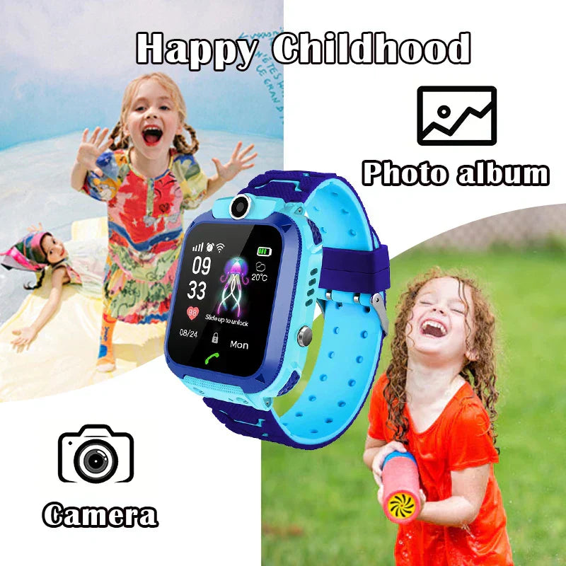 GPS-Uhr für Kinder | Echtzeit-Standort | Telefonfunktion | Smartwatch-Luzern Mode