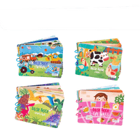 Kinder-Sinnesbuch | Spielerisch Langlebig Waschbar Weich Interaktiv-Luzern Mode