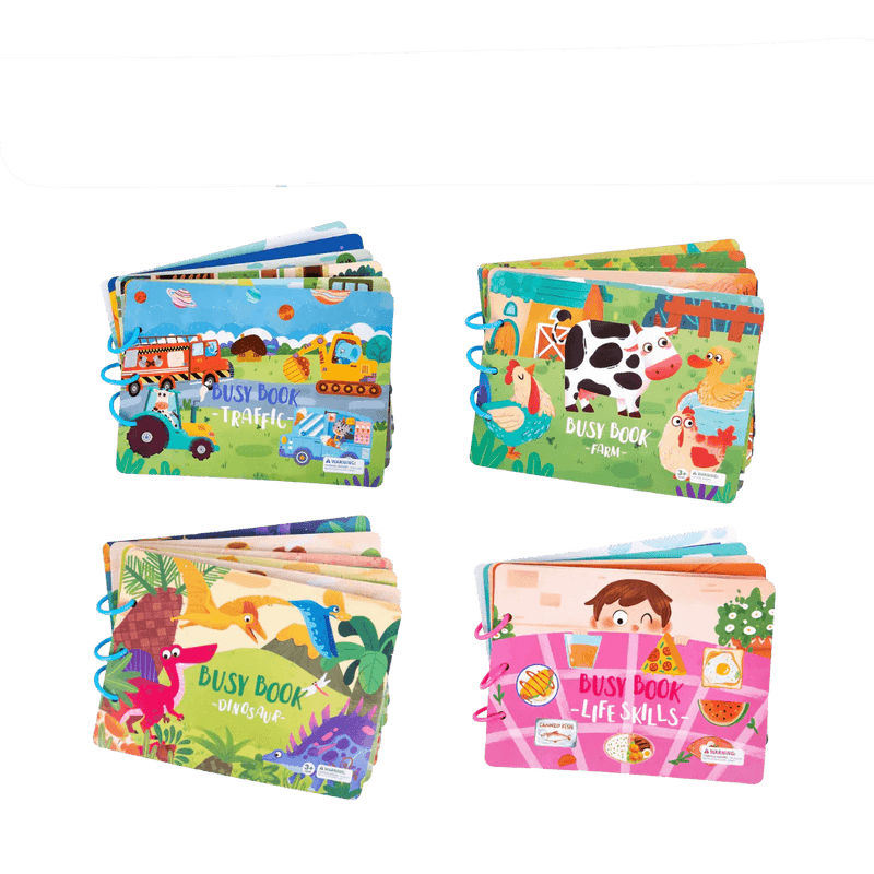 Kinder-Sinnesbuch | Spielerisch Langlebig Waschbar Weich Interaktiv-Luzern Mode