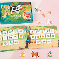 Kinder-Sinnesbuch | Spielerisch Langlebig Waschbar Weich Interaktiv-Luzern Mode