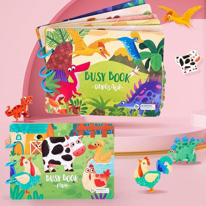 Kinder-Sinnesbuch | Spielerisch Langlebig Waschbar Weich Interaktiv-Luzern Mode