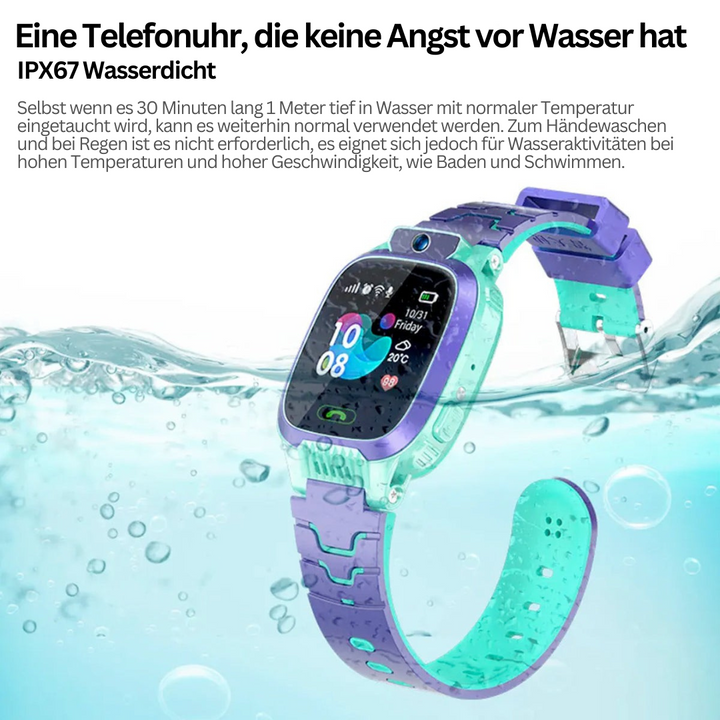 Kinder-Smartwatch | Vielseitig Notruftaste Sicher Tracking Spielen Langlebig-Luzern Mode