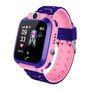 Kinder-Smartwatch | Vielseitig Notruftaste Sicher Tracking Spielen Langlebig-Rosa-Luzern Mode
