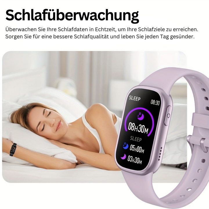 Fitness-Tracker mit Herzfrequenzmesser und Schlafanalyse-Luzern Mode