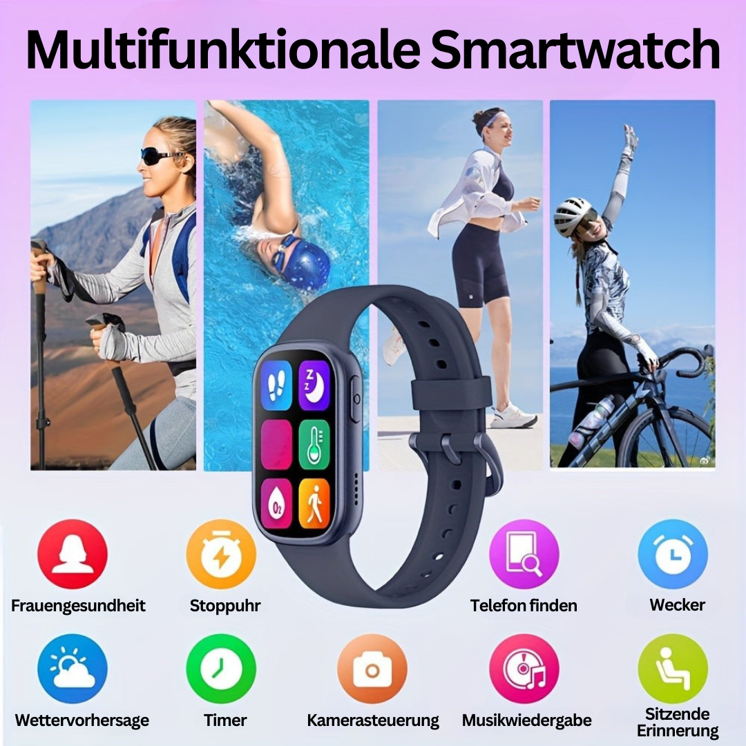 Fitness-Tracker mit Herzfrequenzmesser und Schlafanalyse-Luzern Mode