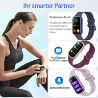 Fitness-Tracker mit Herzfrequenzmesser und Schlafanalyse-Luzern Mode