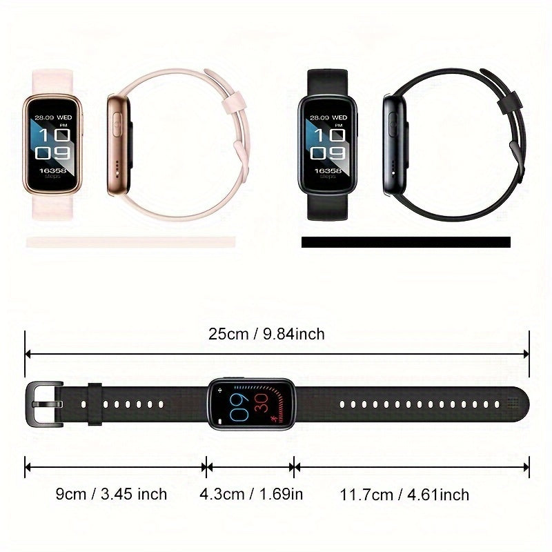 Fitness-Tracker mit Herzfrequenzmesser und Schlafanalyse-Luzern Mode