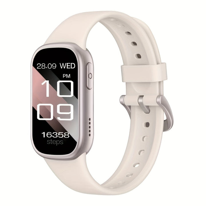 Fitness-Tracker mit Herzfrequenzmesser und Schlafanalyse-Weiß-Luzern Mode