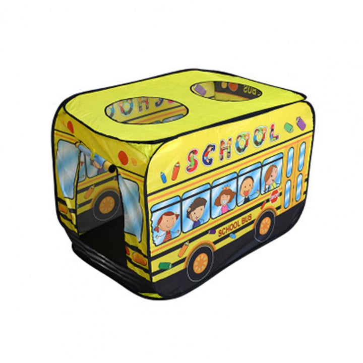 Spielzelt | Fahrzeug Fantasie Farbenfroh Pop-Up Einfach Langlebig-Schulbus-Luzern Mode