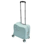 Kinderkoffer | Elefant | Ohne Schloss | 4 Universalrollen | Robust-Hellblau-Luzern Mode