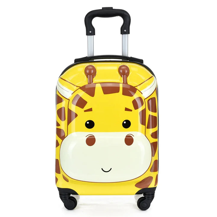 Kinderkoffer | Cartoon-Tier | Hartschale | 25 Liter | Ohne Schloss-Giraffe-Luzern Mode