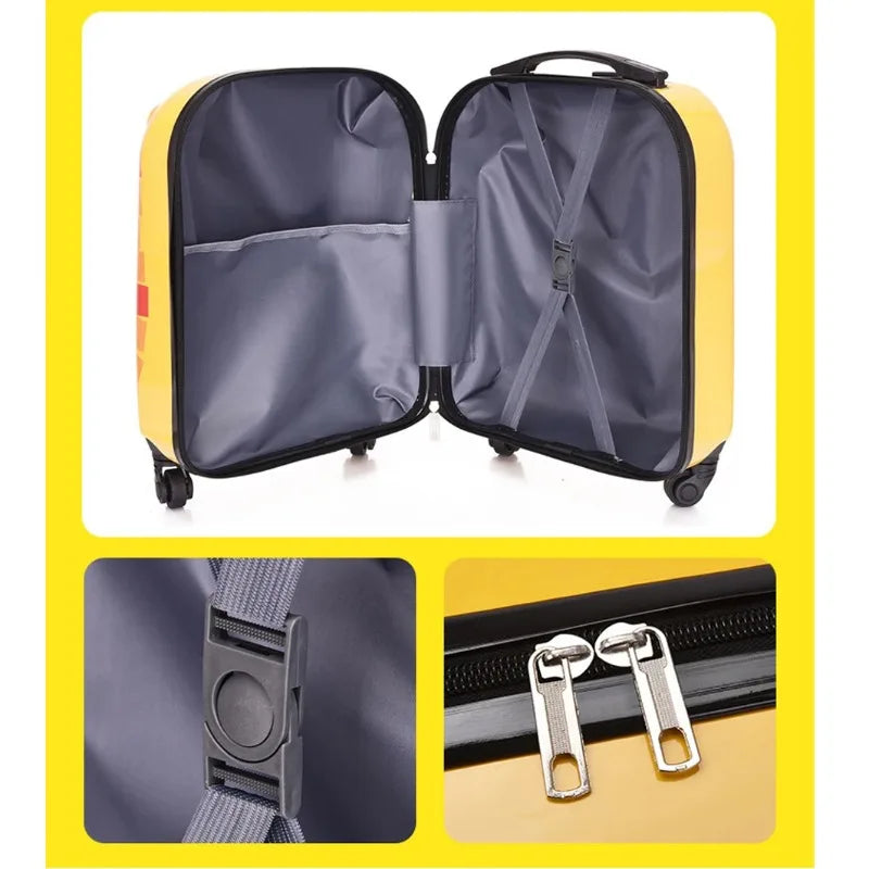 Kinderkoffer | Cartoon-Tier | Hartschale | 25 Liter | Ohne Schloss-Luzern Mode