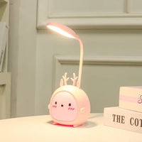 Leselampe | Nachtlicht Kind USB Wiederaufladbar Niedlich Langlebig Sicher-Rosa Hirsch-Luzern Mode
