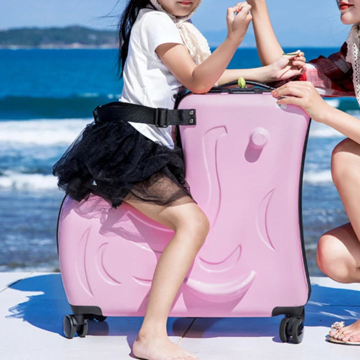 Kinderreitkoffer | Hartschale | Zahlenschloss | Pony-Inspiriert-Luzern Mode