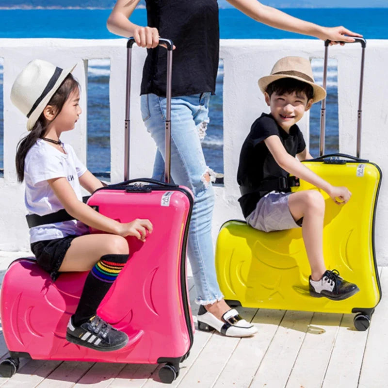 Kinderreitkoffer | Hartschale | Zahlenschloss | Pony-Inspiriert-Luzern Mode