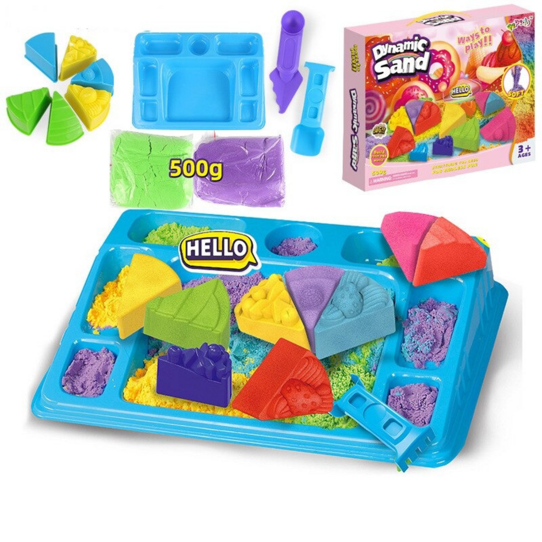 Kinetischer Sand Spielset | Sauber Interaktiv Kreativ Sicher-Kuchen-Luzern Mode