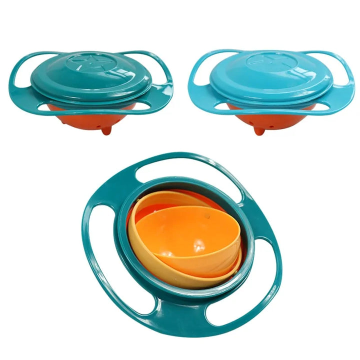 Anti-Kleckerschale | Gyro Lehrreich Innovativ Langlebig Vielseitig Baby-Luzern Mode