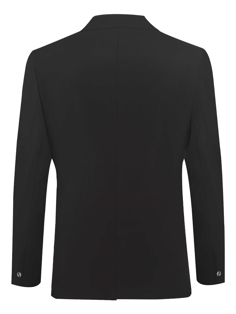 Herren Anzug Slim Fit Business Sakko mit Gürtelverschluss-Luzern Mode
