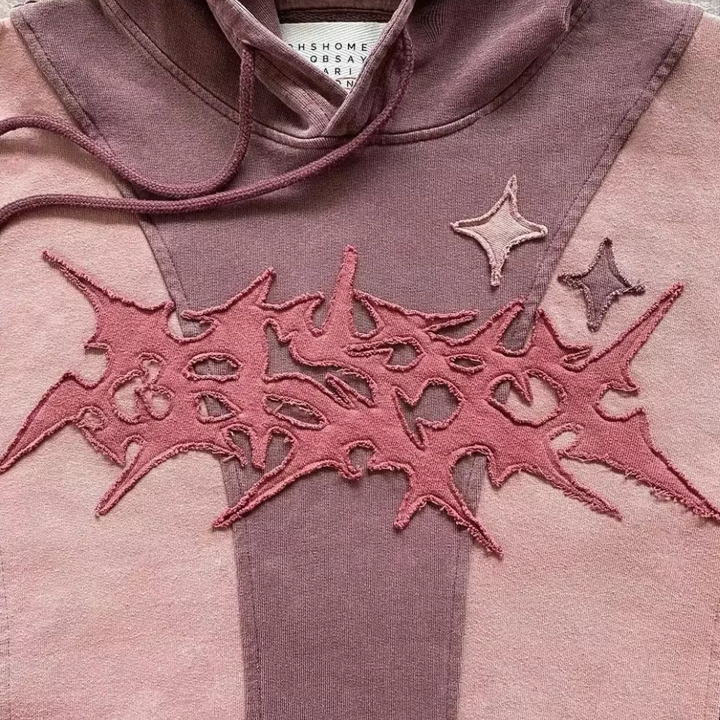 Unisex Hoodie mit Abstraktem Design und Kapuze-Luzern Mode