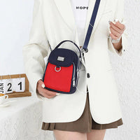 Damen Rucksack | Kompakt | Verstellbar | Leder | Reißverschluss | Leicht-Luzern Mode