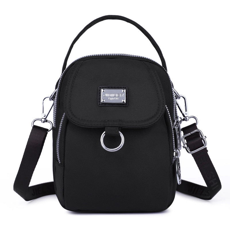 Damen Rucksack | Kompakt | Verstellbar | Leder | Reißverschluss | Leicht-Schwarz-Luzern Mode