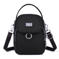 Damen Rucksack | Kompakt | Verstellbar | Leder | Reißverschluss | Leicht-Schwarz-Luzern Mode