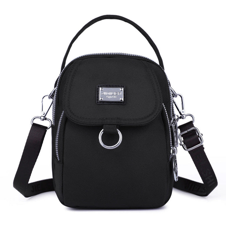 Damen Rucksack | Kompakt | Verstellbar | Leder | Reißverschluss | Leicht-Schwarz-Luzern Mode