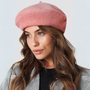 Herren Filzhut Fedora mit breiter Krempe, Größe 20-22,8"-Rosa-Luzern Mode