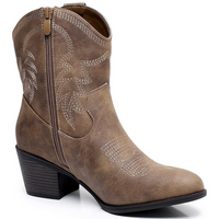 Westernstiefel Damen mit Stickerei und Blockabsatz-Luzern Mode