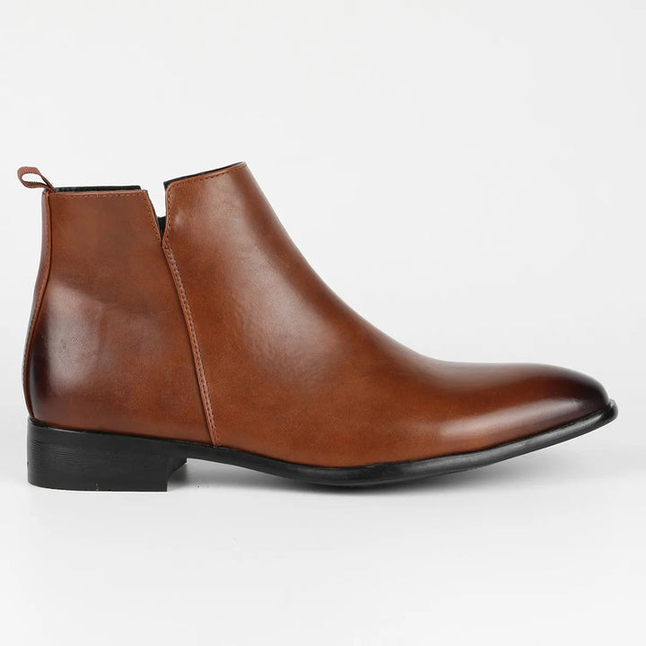 Herren Chelsea Boots aus Leder für Business und Freizeit-Luzern Mode