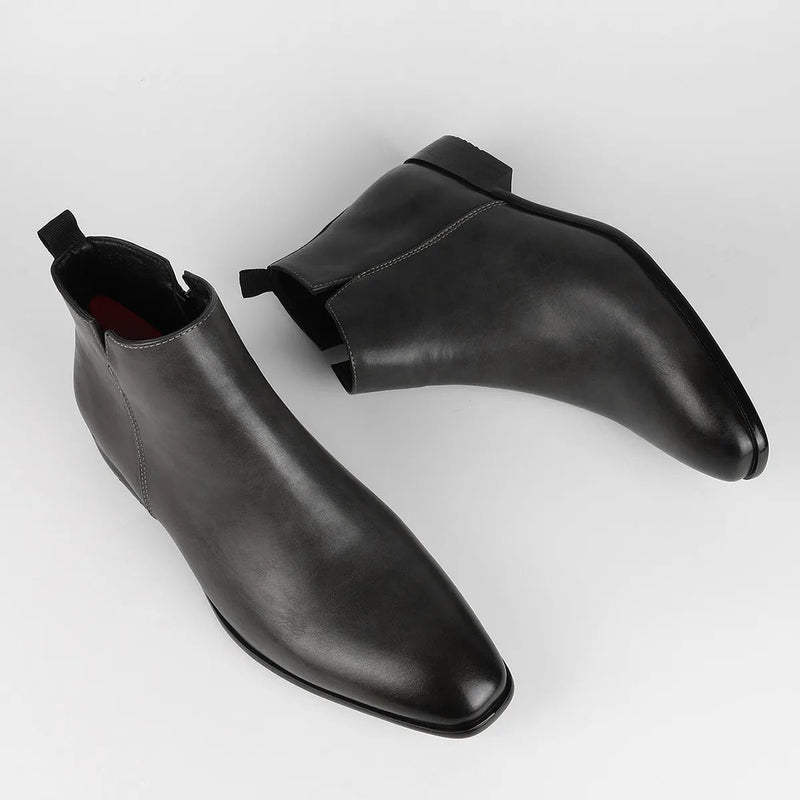 Herren Chelsea Boots aus Leder für Business und Freizeit-Luzern Mode