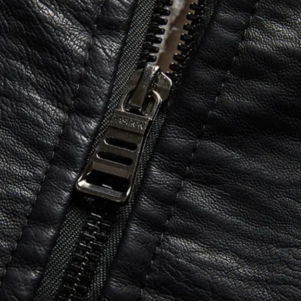 Hochwertige Lederhandtasche mit Reißverschluss für Damen-Luzern Mode