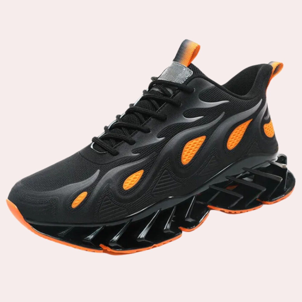 Herren Laufschuhe mit innovativer Dämpfungstechnologie-Schwarz-39-Luzern Mode