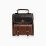 Leder Rucksack mit Bienenmotiv - Stilvoller Damenrucksack-Braun-One size-Luzern Mode