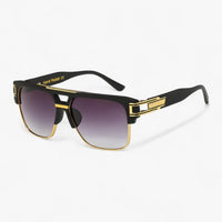 Sonnenbrille | Eckig | Unisex | Verspiegelt | UV-400 Schutz | Retro-Luzern Mode