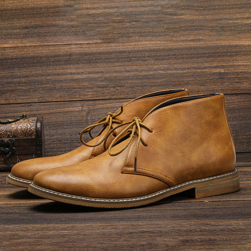 Herren Lederstiefel Business Casual Elegante Schnürschuhe-Luzern Mode