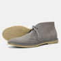 Herren Lederstiefel Business Casual Elegante Schnürschuhe-Wildleder Grau-39-Luzern Mode