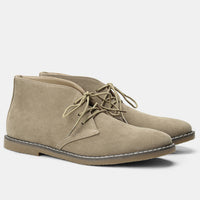 Herren Lederstiefel Business Casual Elegante Schnürschuhe-Wildleder Khaki-39-Luzern Mode