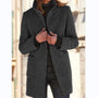 Damen Wollmantel elegant warm Winterjacke modisch-Schwarz-S-Luzern Mode