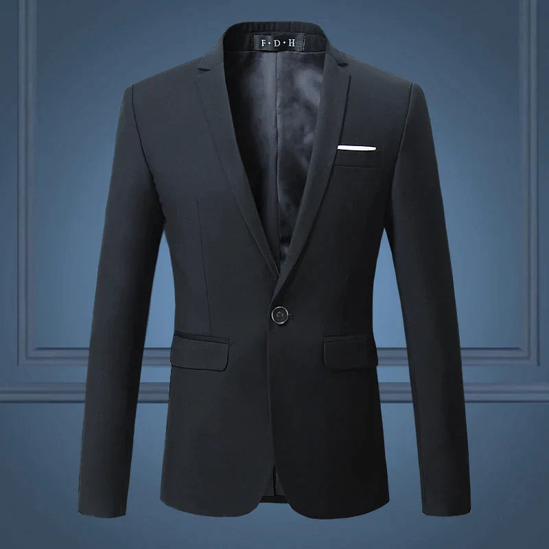 Herren Sakko Slim Fit Anzugjacke für Business und Freizeit-Luzern Mode