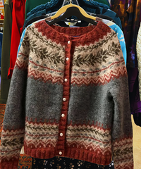 Hochwertiger Norwegerpullover mit traditionellem Muster Damen-S-Luzern Mode