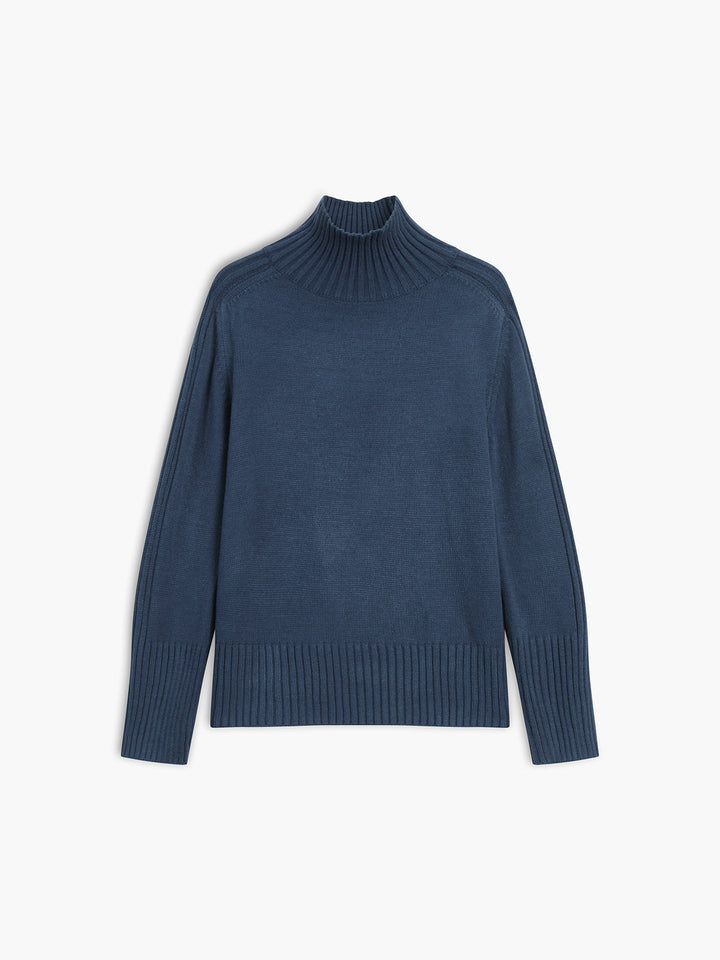 Damen Strickpullover mit Rollkragen für Herbst/Winter-Luzern Mode