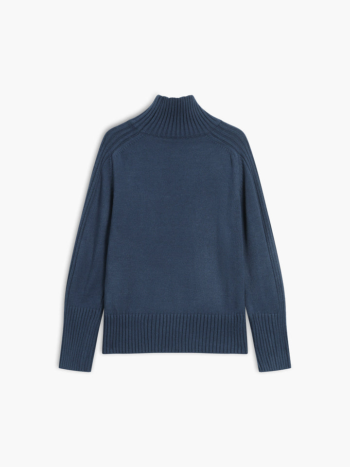 Damen Strickpullover mit Rollkragen für Herbst/Winter-Luzern Mode