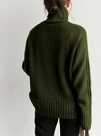Damen Strickpullover mit Rollkragen für Herbst/Winter-Luzern Mode