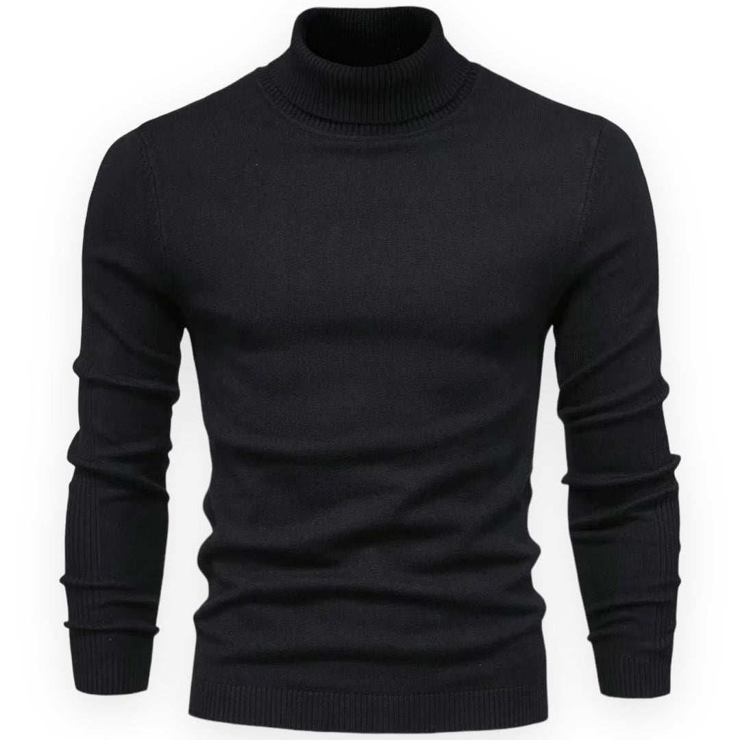 Herren Rollkragenpullover aus Kaschmir für kalte Tage-Luzern Mode