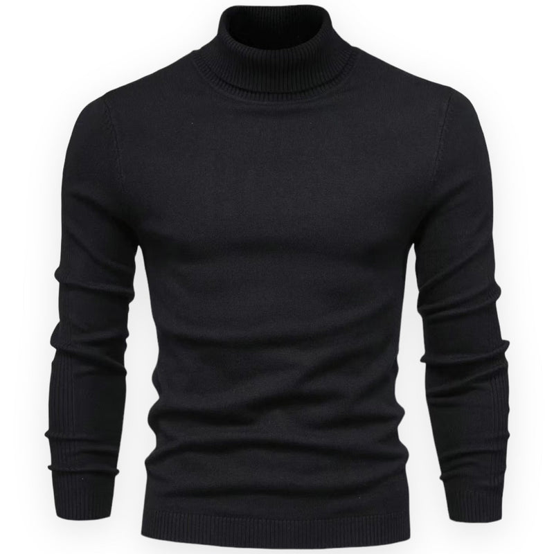 Herren Rollkragenpullover aus Kaschmir für kalte Tage-Luzern Mode