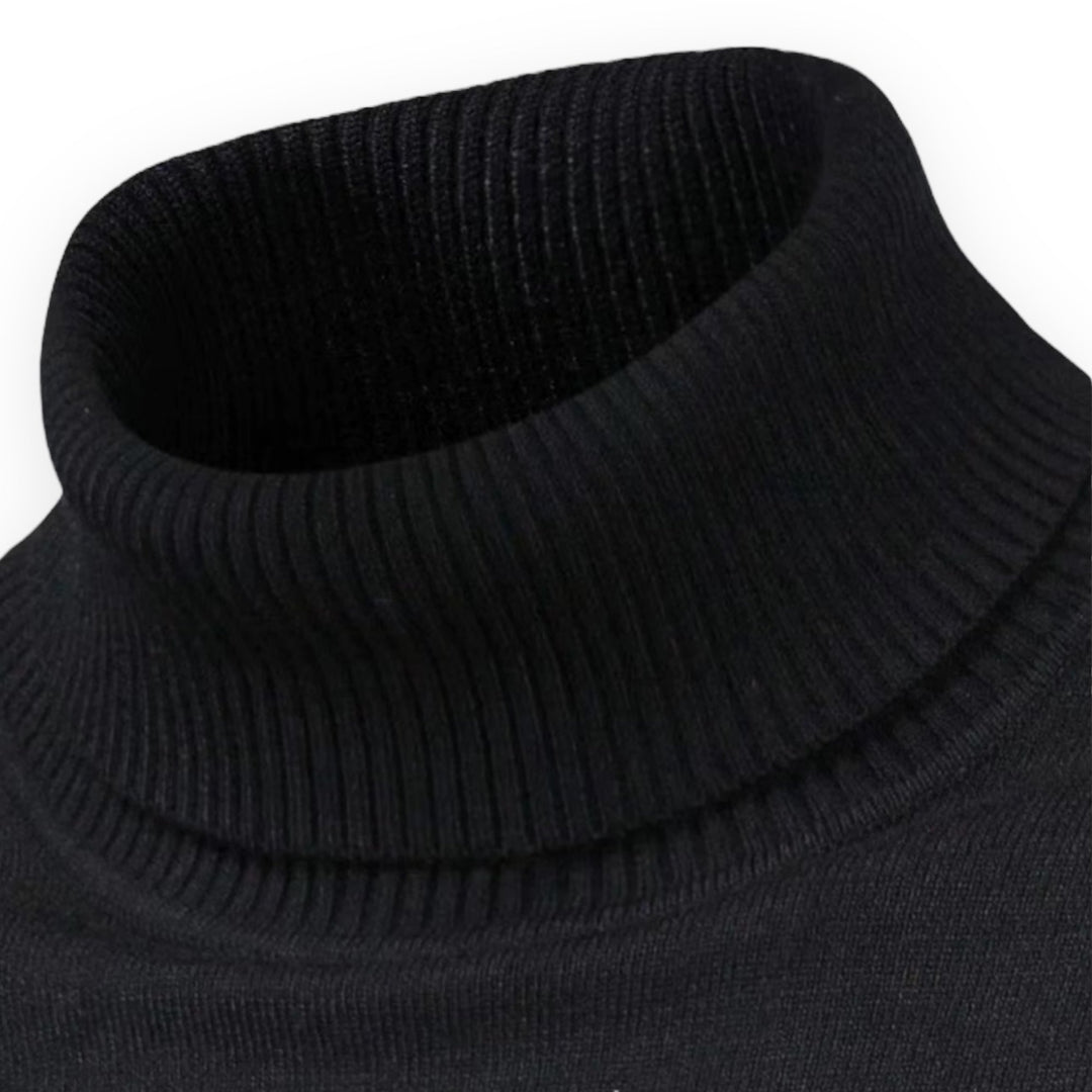 Herren Rollkragenpullover aus Kaschmir für kalte Tage-Luzern Mode