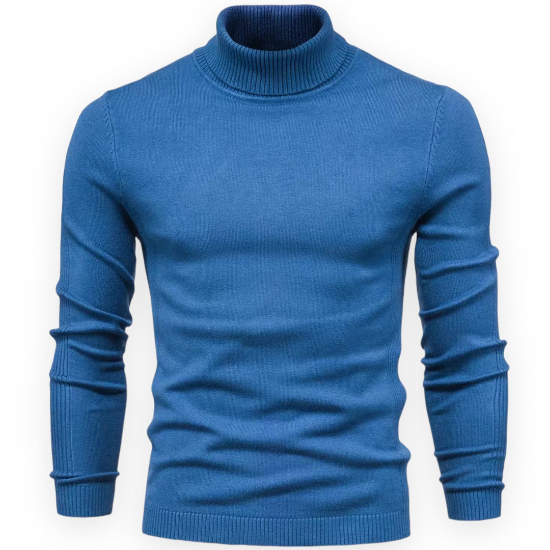 Herren Rollkragenpullover aus Kaschmir für kalte Tage-Luzern Mode
