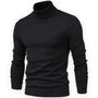 Herren Rollkragenpullover aus Kaschmir für kalte Tage-Schwarz-S-Luzern Mode
