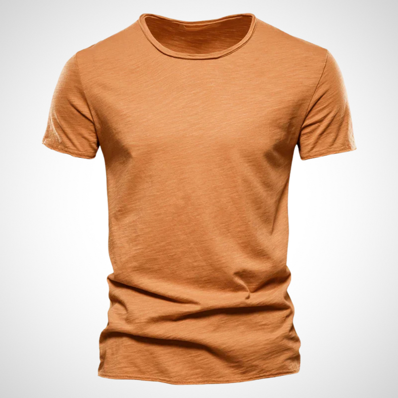 Klassisches Atmungsaktives Baumwollshirt für Herren – Marco